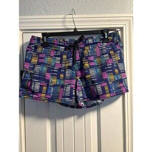 Patagonia Women’s Board Shorts Small Quick Dry Swim Multicolor Tie Waist